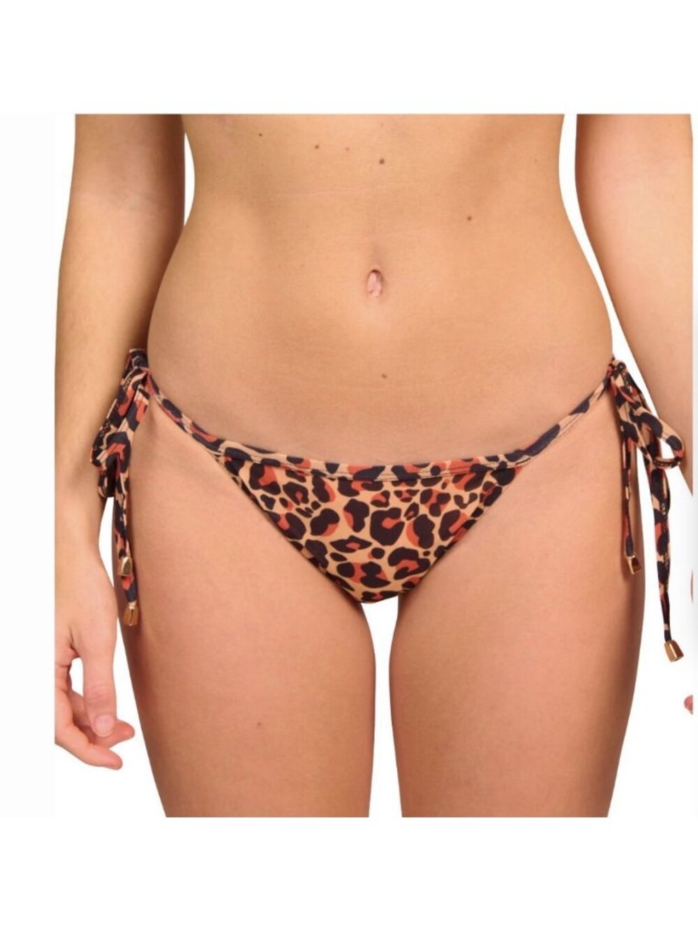 Kiniki Women's Tan Through Bikini Tanga Quick Drying  Lightweight Cheetah 10-12